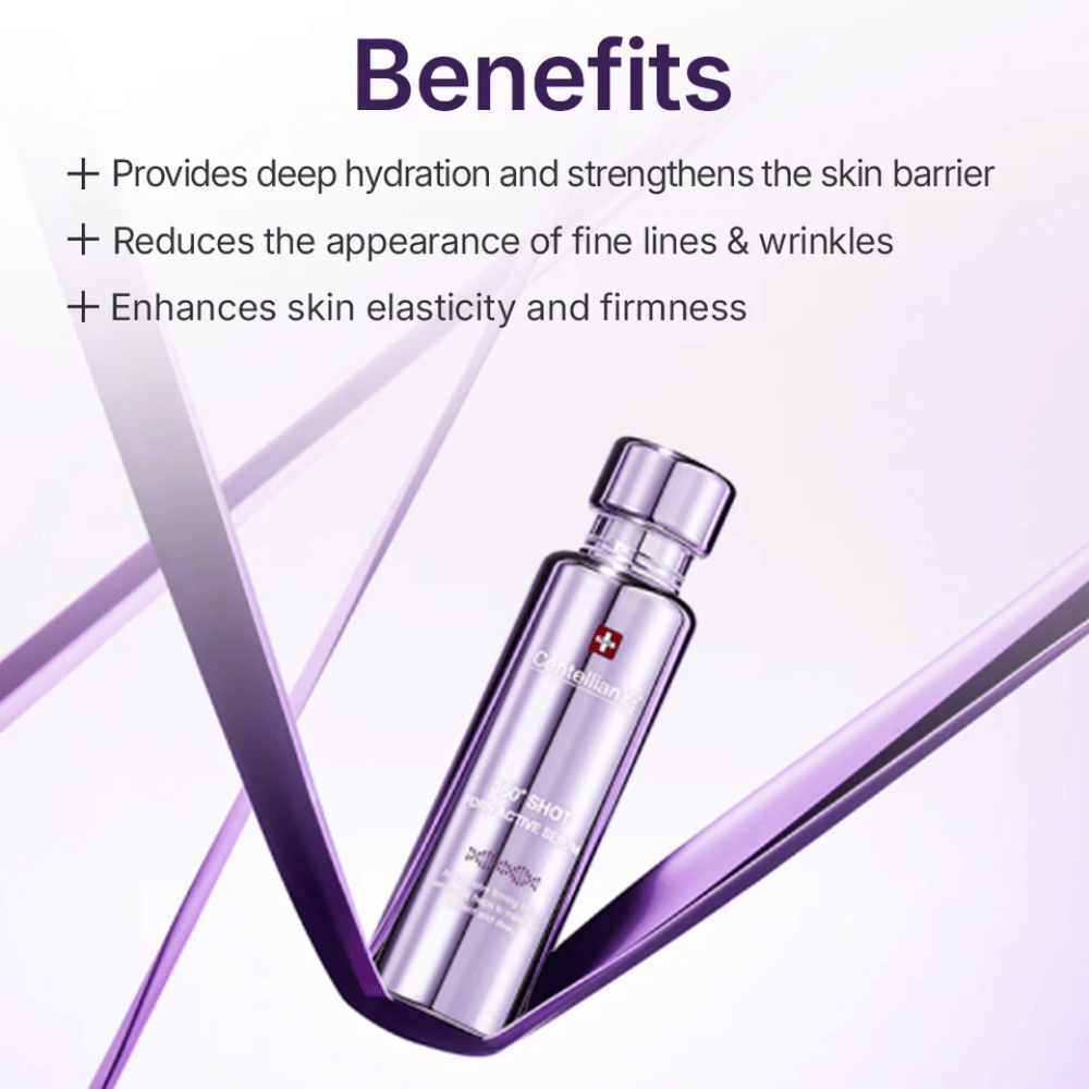 Centellian24 360º Shot PDRN Active Serum – intensywnie nawilżające i ujędrniające serum, które wzmacnia barierę skórną, zmniejsza drobne linie i poprawia jędrność i blask skóry.