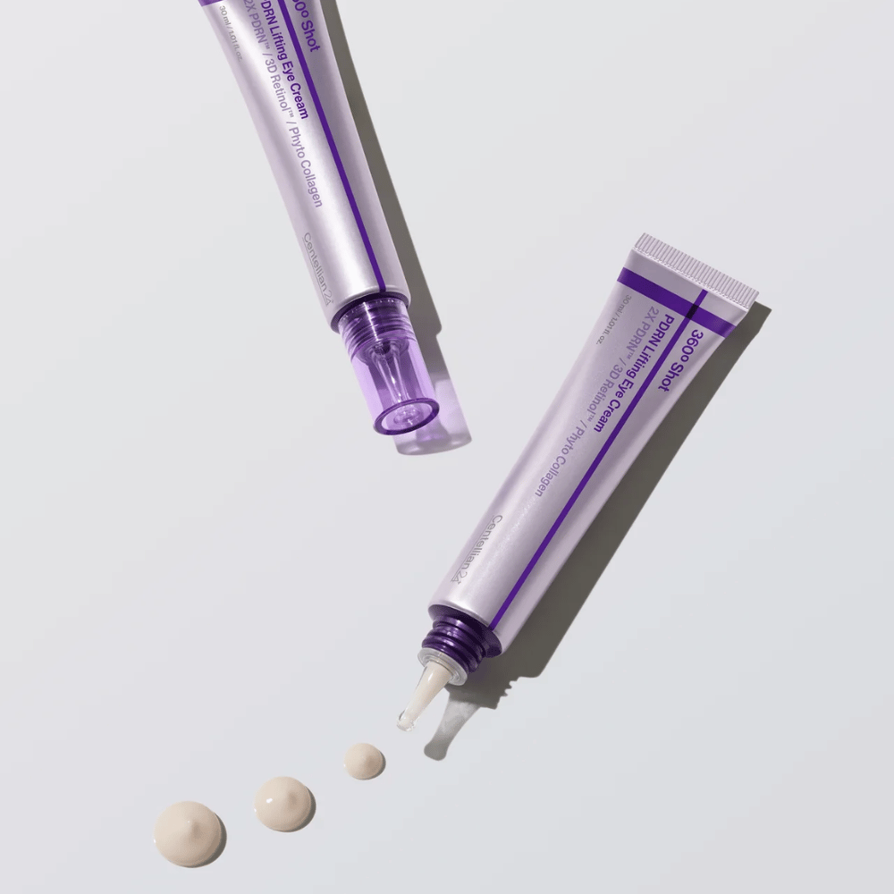 Centellian24 360º Shot PDRN Lifting Eye Cream – koreański Krem pod oczy z PDRN i kolagenem, które pomagają nawilżyć skórę wokół oczu i poprawić elastyczność skóry.