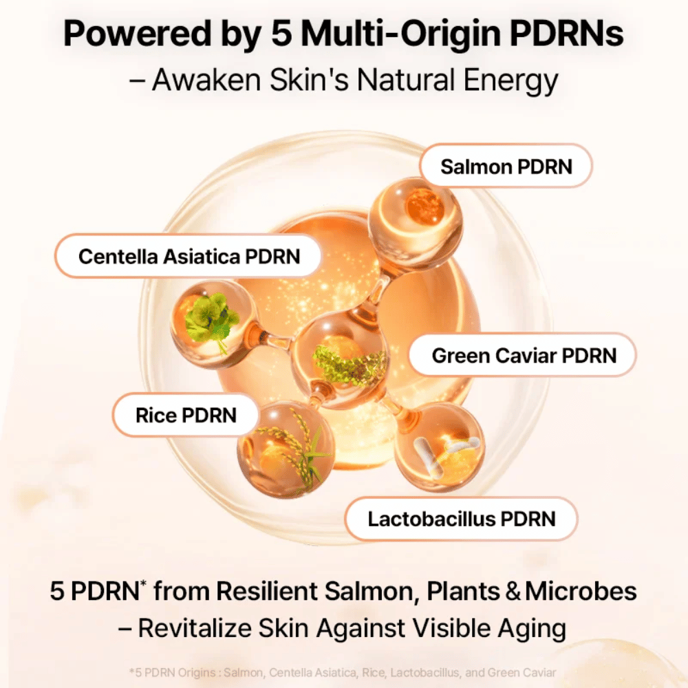 COSRX 5 PDRN B5 Vital Soothing Toner z multi-origin PDRN z łososia, centelli, ryżu, lactobacillus i zielonego kawioru