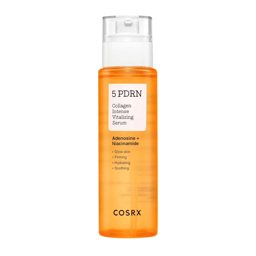 COSRX 5 PDRN Collagen Intense Vitalizing Serum z niacynamidem i adenozyną, które nawilżają, koją i poprawiają elastyczność skóry