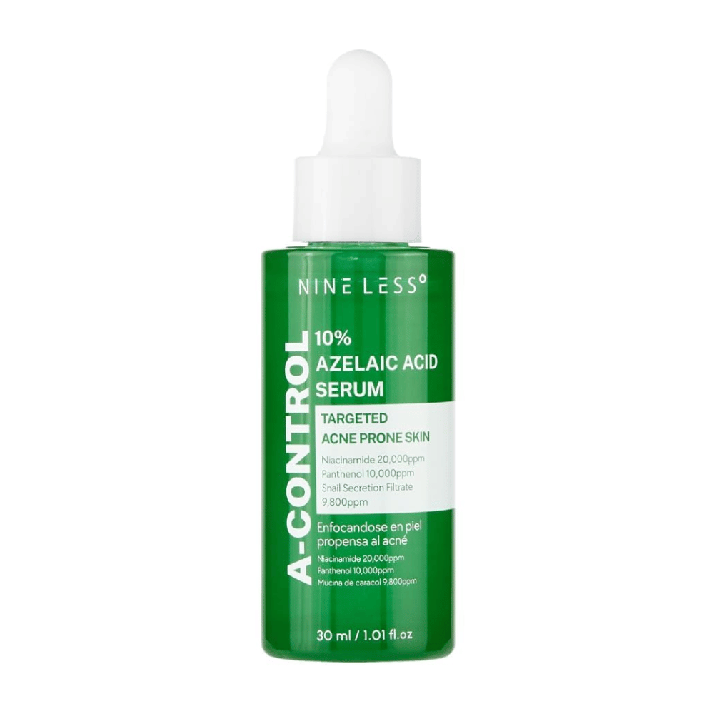 
NINELESS 10% Azelaic Acid Serum to ukierunkowane leczenie skóry skłonnej do trądziku. Sformułowane z kwasem azelainowym, niacynamidem i pantenolem, zmniejsza zaczerwienienia i wyrównuje koloryt skóry, jednocześnie nawilżając i chroniąc barierę skórną.