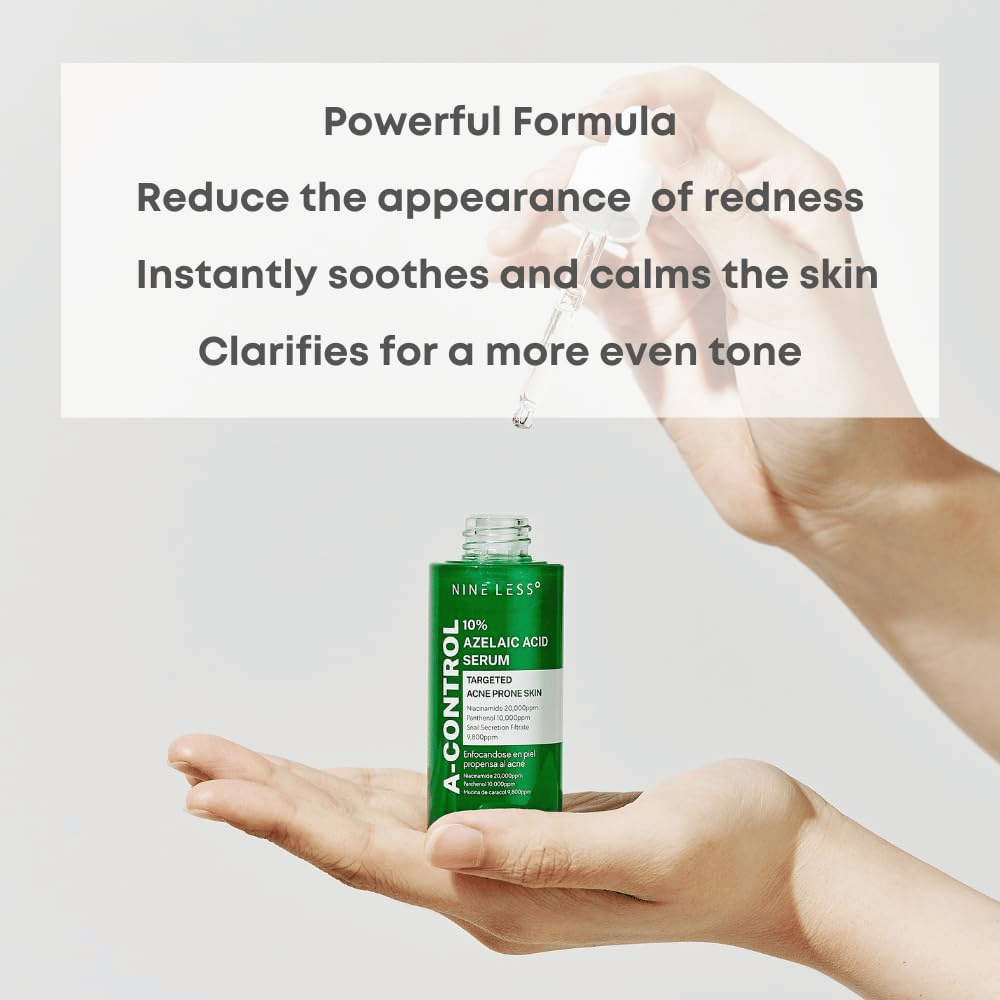 Silne serum z 10% kwasem azelainowym, które zmniejsza zaczerwienienia, łagodzi i balansuje skórę. Idealne dla skóry skłonnej do trądziku, zapewnia jaśniejszy koloryt i gładszą teksturę. Idealne do codziennej pielęgnacji skóry.