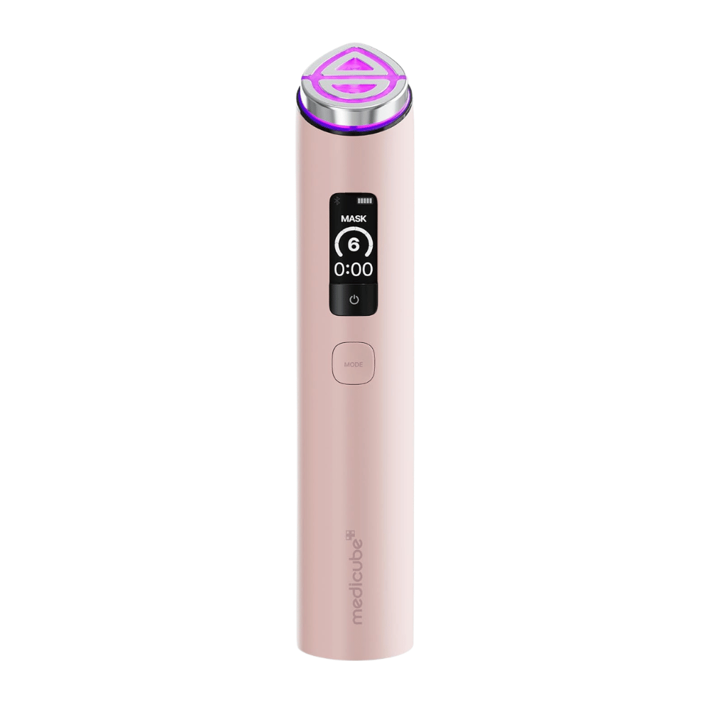 medicube AGE-R Booster Pro X2 Różowe elektryczne urządzenie beauty z Mask Mode dla lepszego wchłaniania pielęgnacji skóry i blasku