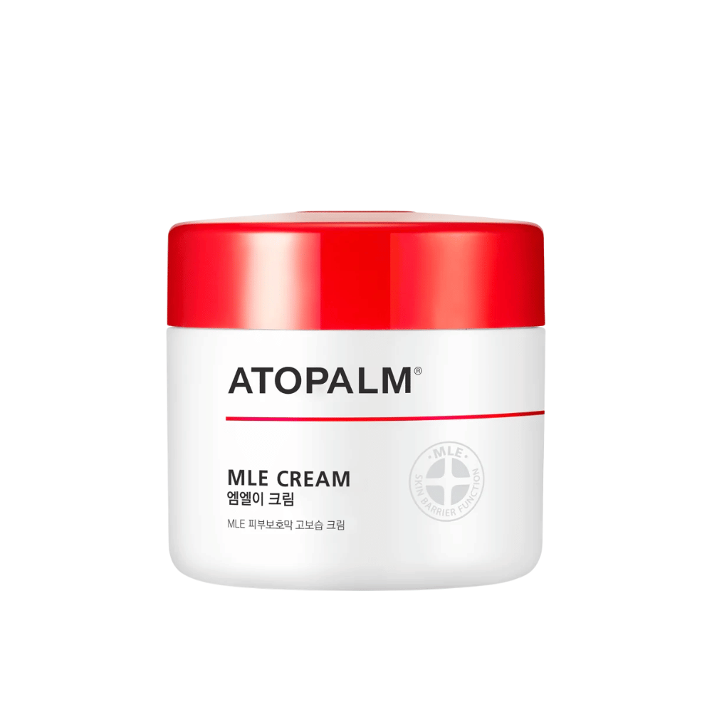 ATOPALM MLE Cream – krem do twarzy wzmacniający barierę dla suchej i wrażliwej skóry z technologią MLE, która zapewnia długotrwałe nawilżenie i chroni naturalną barierę skóry.