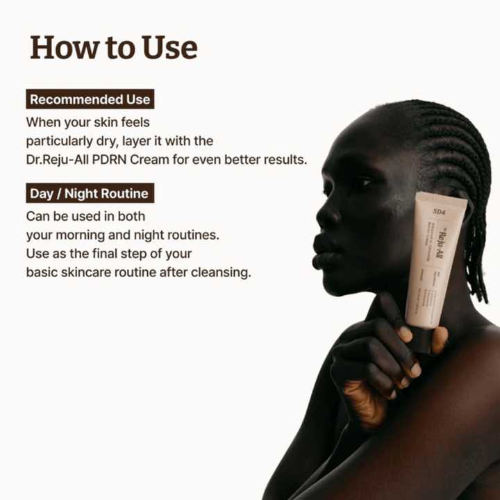 Dr. Reju-All Advanced LC-Ceramide Barrier Cream – krem do twarzy wzmacniający barierę, stosowany rano i wieczorem jako ostatni krok w rutynie pielęgnacyjnej dla długotrwałego nawilżenia i ochrony.