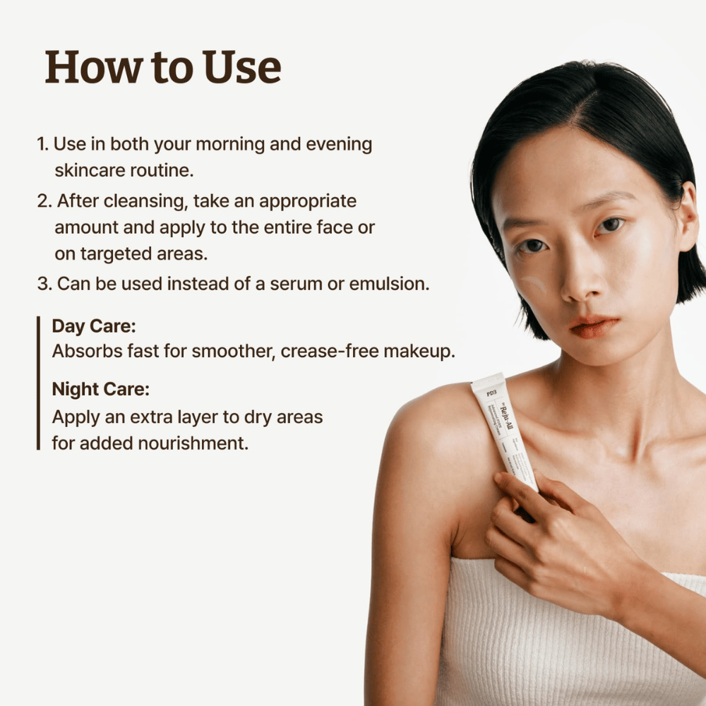 Stosowanie Dr. Reju-All PDRN Rejuvenating Cream – krem na dzień i noc, który łagodzi i nawilża skórę