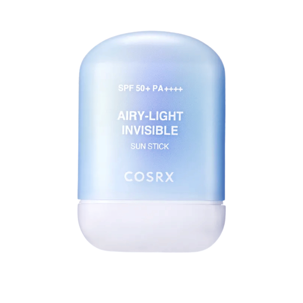 Zdjęcie produktu COSRX Airy-Light Invisible Sun Stick 19 g – przezroczysty sztyft przeciwsłoneczny z wysoką ochroną UV i jedwabistym uczuciem.