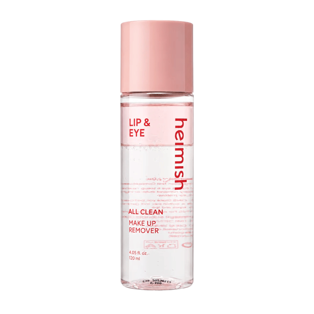 heimish All Clean Makeup Remover 120 ml płynu do demakijażu oczu i ust, zdjęcie produktu na białym tle