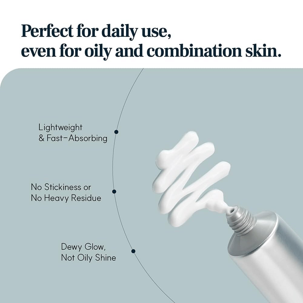 S.NATURE Aqua Squalane Moisturizing Cream z lekką i szybko wchłaniającą się formułą, która zapewnia długotrwałe nawilżenie bez lepkości.