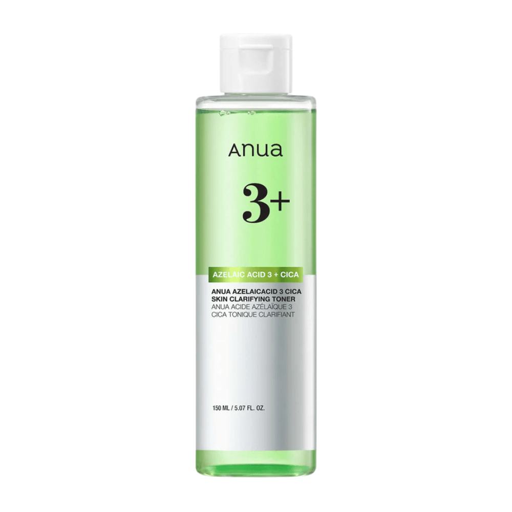 Anua Azelaic Acid 3 Cica Skin Clarifying Toner 150 ml – tonik łagodzący z 3% kwasem azelainowym i Cica dla skóry wrażliwej, zanieczyszczonej i skłonnej do zaczerwienień.