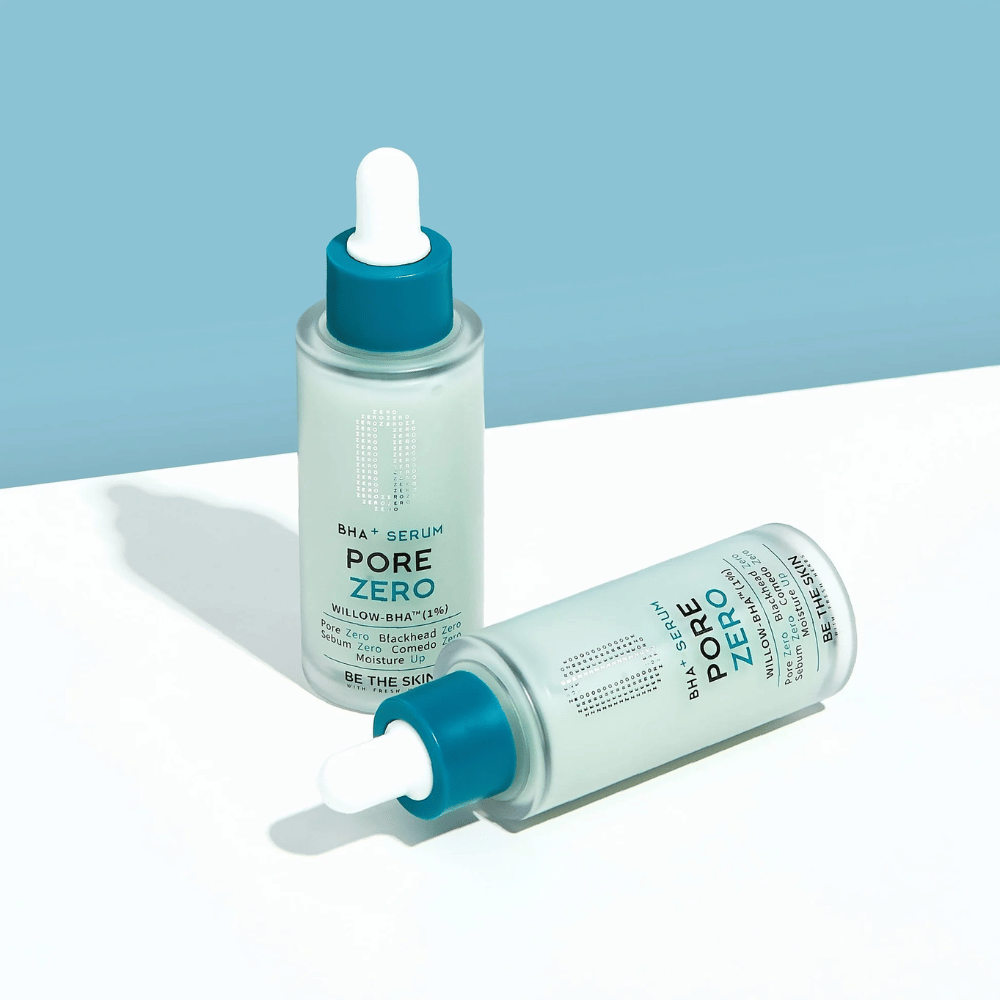 Dwie butelki Be The Skin BHA+ Pore Zero Serum z Willow-BHA 1%