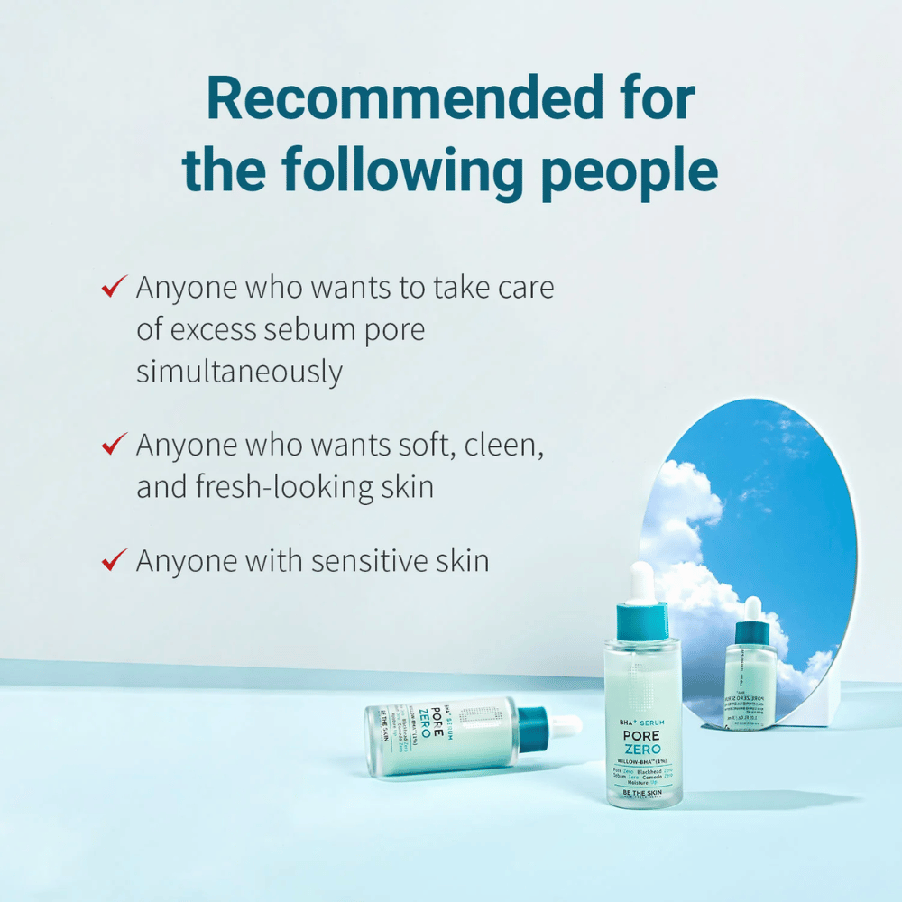 Be The Skin BHA+ Pore Zero Serum do cery tłustej, wrażliwej i z rozszerzonymi porami