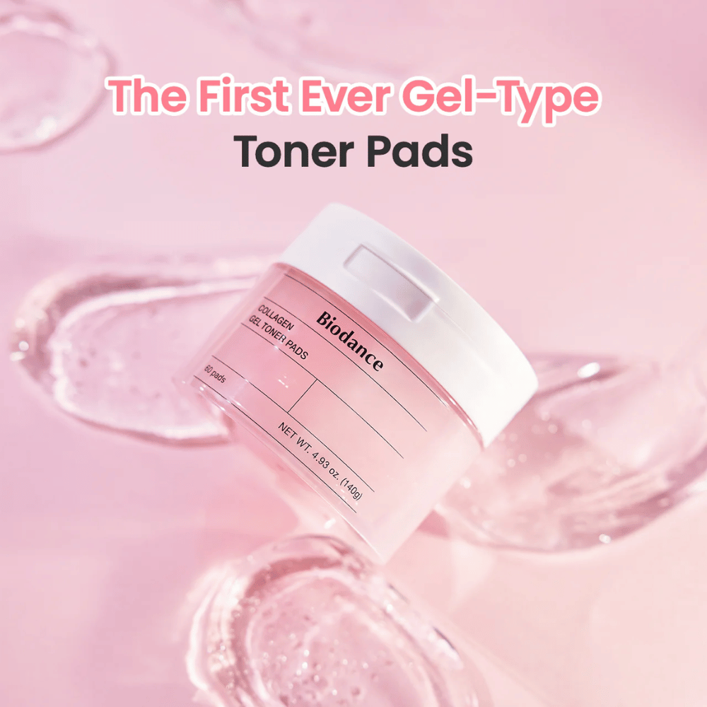 Biodance Collagen Gel Toner Pads są pierwszymi tonikowymi płatkami na bazie żelu, które nawilżają i wygładzają skórę. Idealne do szybkiej i prostej rutyny pielęgnacyjnej, która nadaje blasku i poprawia strukturę skóry.