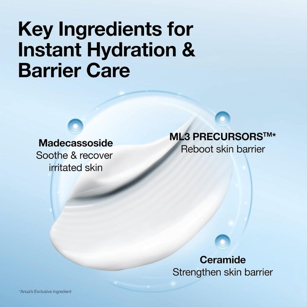 3. Anua Barrier Reboot Intensive Cream – madecassoside i ceramidy wzmacniające barierę skórną i łagodzące podrażnioną skórę