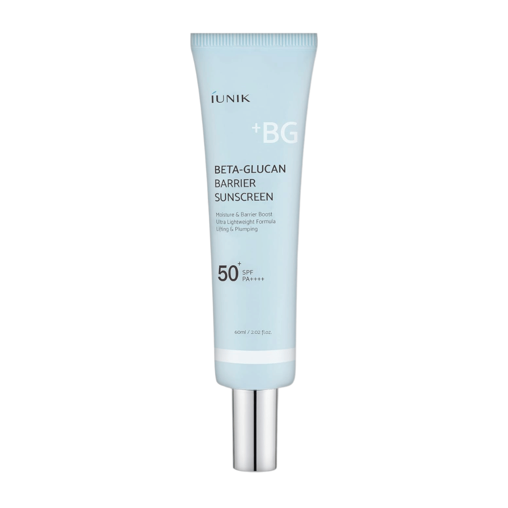 iUNIK Beta-Glucan Barrier Sunscreen SPF50+ PA++++ nawilżający krem przeciwsłoneczny do twarzy z niewidocznym wykończeniem zdjęcie produktu