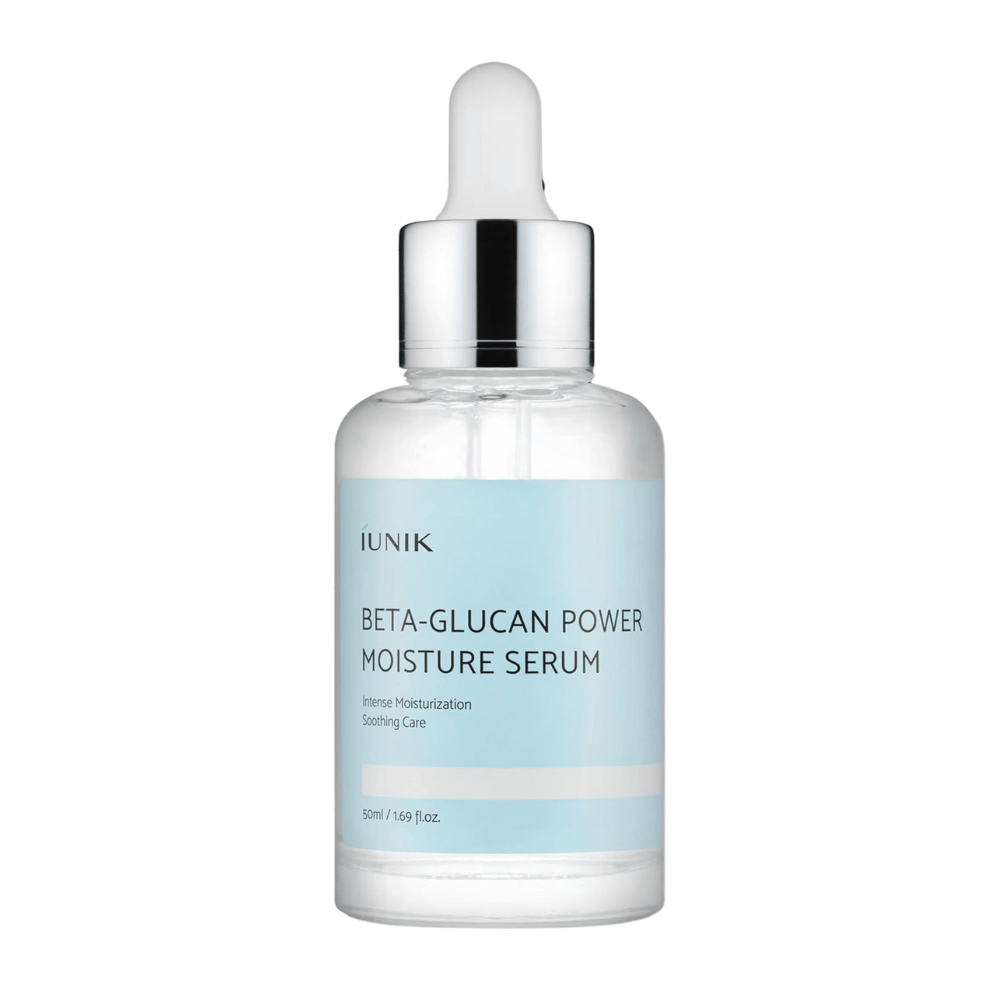 iUNIK Beta-Glucan Power Moisture Serum 50 ml – nawilżające serum do twarzy z beta-glukanem dla skóry wrażliwej i suchej