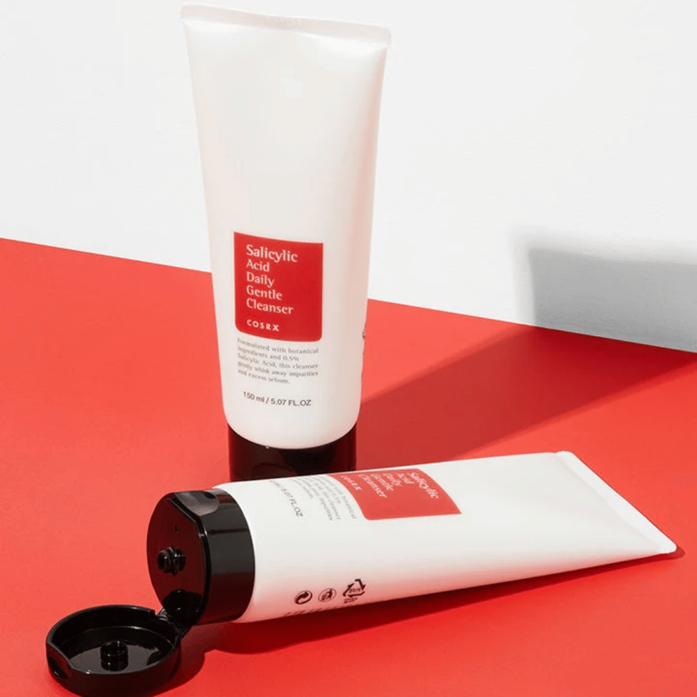 COSRX Salicylic Acid Daily Gentle Cleanser 150ml – oczyszczanie twarzy z kwasem salicylowym dla trądziku, zanieczyszczonej skóry i codziennej pielęgnacji skóry.