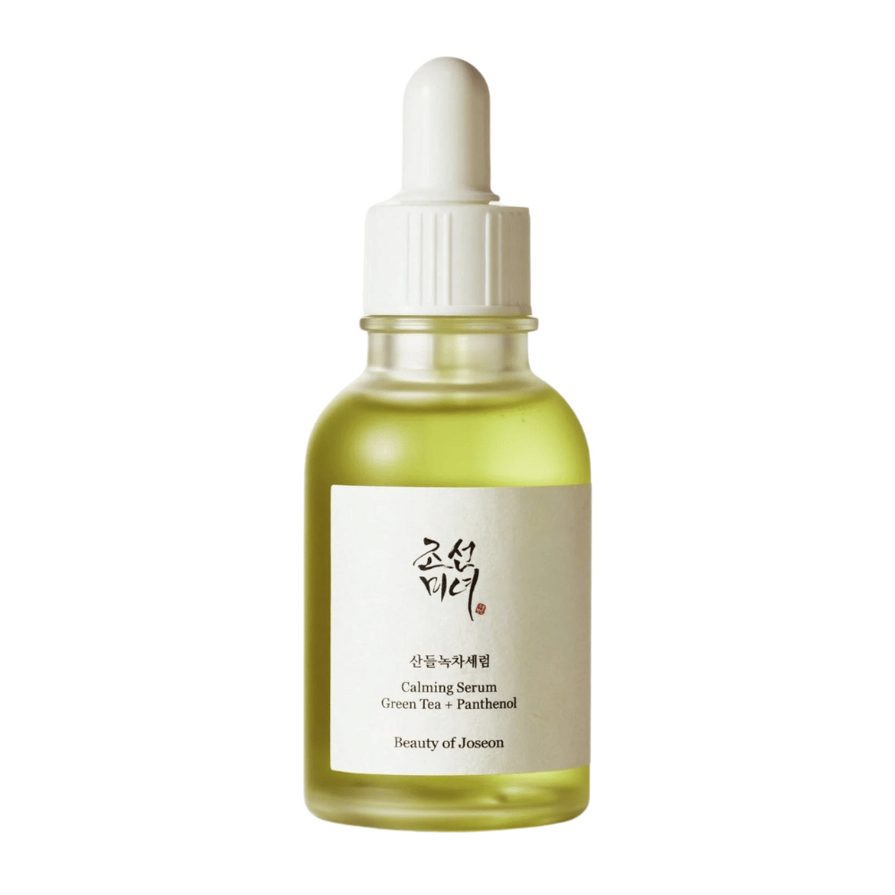 Zdjęcie produktu Beauty of Joseon Calming Serum Green Tea + Panthenol w butelce z pipetą – nawilżające i balansujące K-beauty serum.