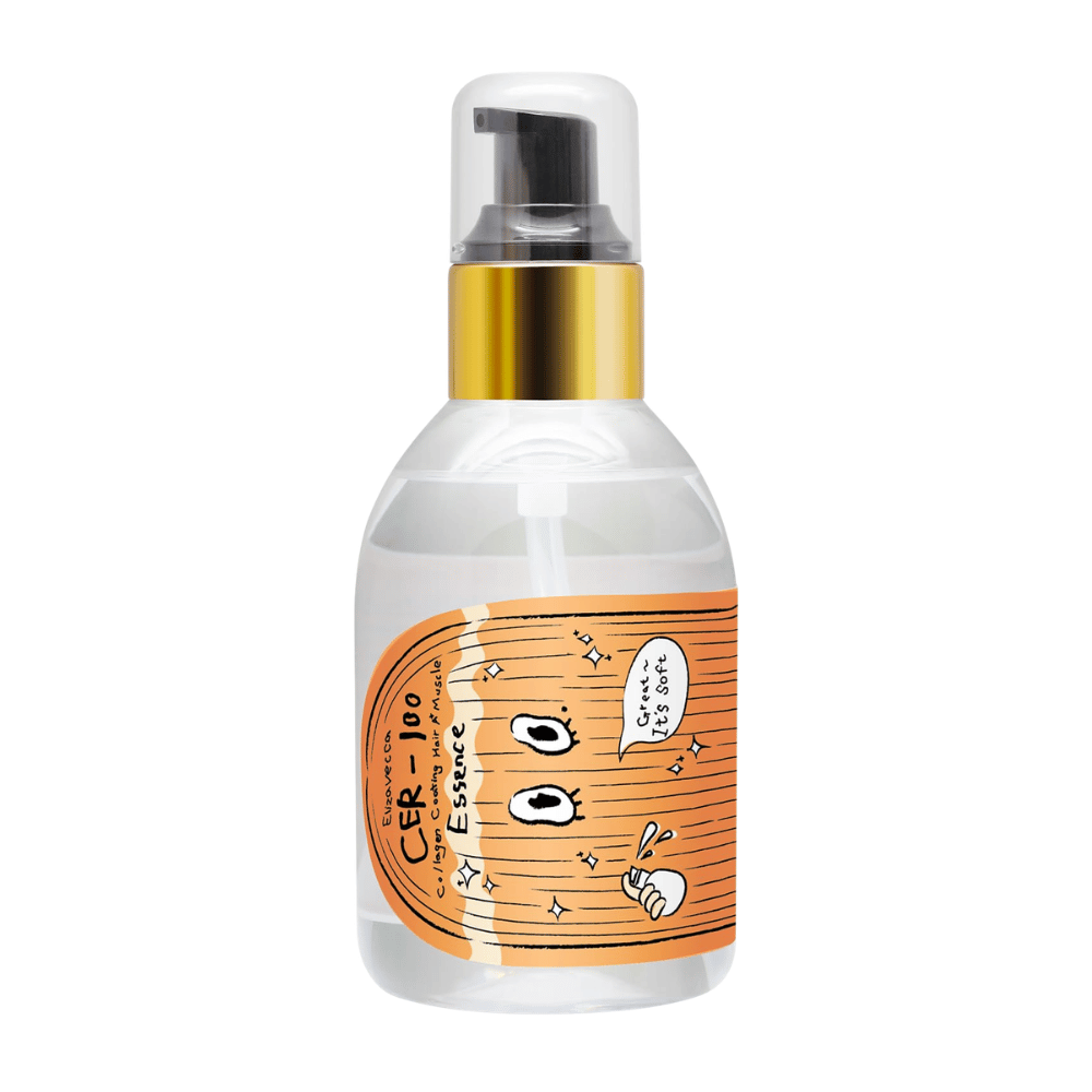 Proste zdjęcie produktu Elizavecca CER-100 Collagen Coating Hair A+ Muscle Essence na jasnym tle.