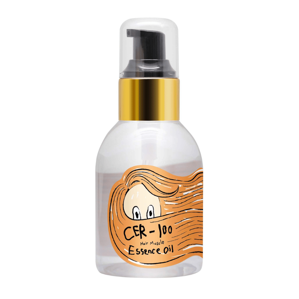 Elizavecca CER-100 Hair Muscle Essence Oil olejek do włosów – odżywczy koreański olejek do włosów, który pomaga naprawić zniszczone włosy, nawilża długości i nadaje jedwabisty efekt.