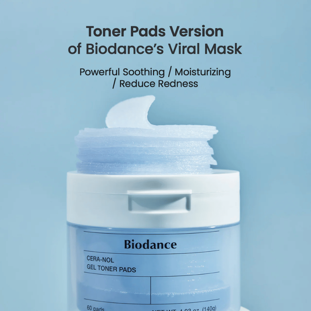 Biodance Cera-Nol Gel Toner Pads – Wiralna maska w wygodnej wersji płatków!

💙 Kojące i nawilżające – redukuje zaczerwienienia i wzmacnia barierę skórną.
✨ Płatki wzbogacone żelem – zapewniają intensywne nawilżenie i efekt chłodzenia.
🌿 Idealne dla wrażliwej skóry – łagodzą podrażnienia i równoważą skórę.

Prosta i skuteczna pielęgnacja skóry dla świeżej i promiennej cery!
