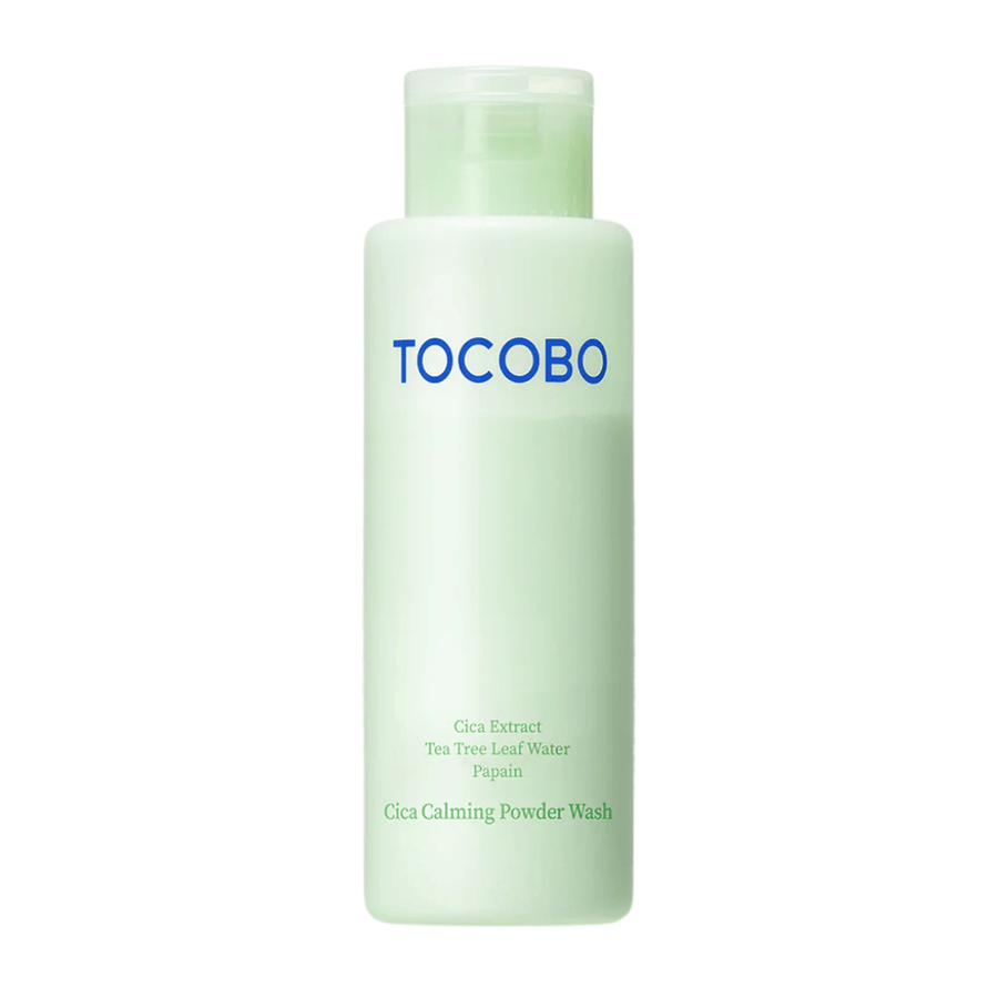 TOCOBO Cica Calming Powder Wash środek do oczyszczania twarzy, który delikatnie złuszcza i wzmacnia barierę skórną.