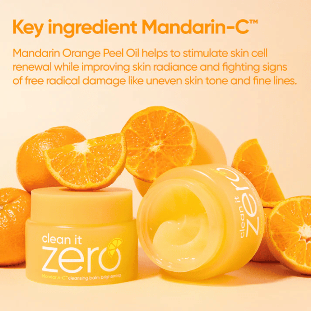 Banila Co Clean It Zero Brightening z korzeniem lukrecji, witaminami i Mandarin-C, który koi skórę, dodaje blasku oraz wyrównuje koloryt skóry