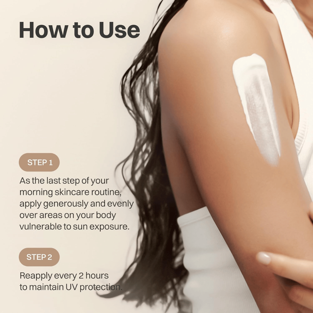 Beauty of Joseon Comfort Protection Mineral Body Sun Lotion SPF30 nakładany na ramię