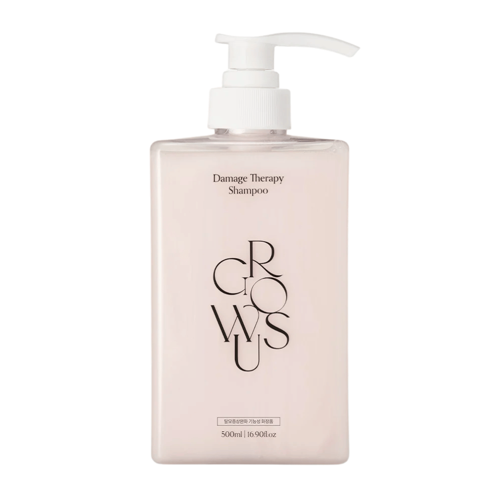 GROWUS Damage Therapy Shampoo EX 500 ml regenerujący szampon zdjęcie produktu na białym tle