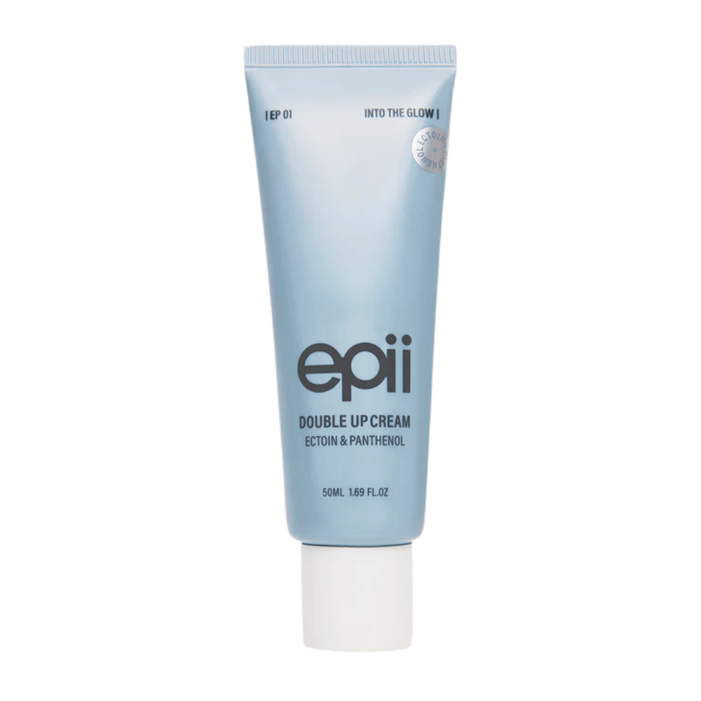 EPII Double Up Cream Ectoin & Panthenol 50 ml – nawilżający krem do twarzy, który koi wrażliwą skórę i wzmacnia barierę ochronną skóry.