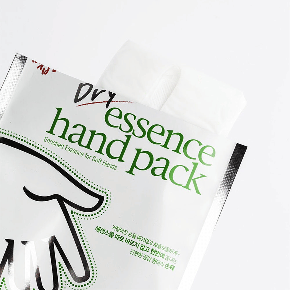 PETITFEE Dry Essence Hand Pack z nawilżającą esencją i rękawiczkami dla miękkich i zadbanych dłoni