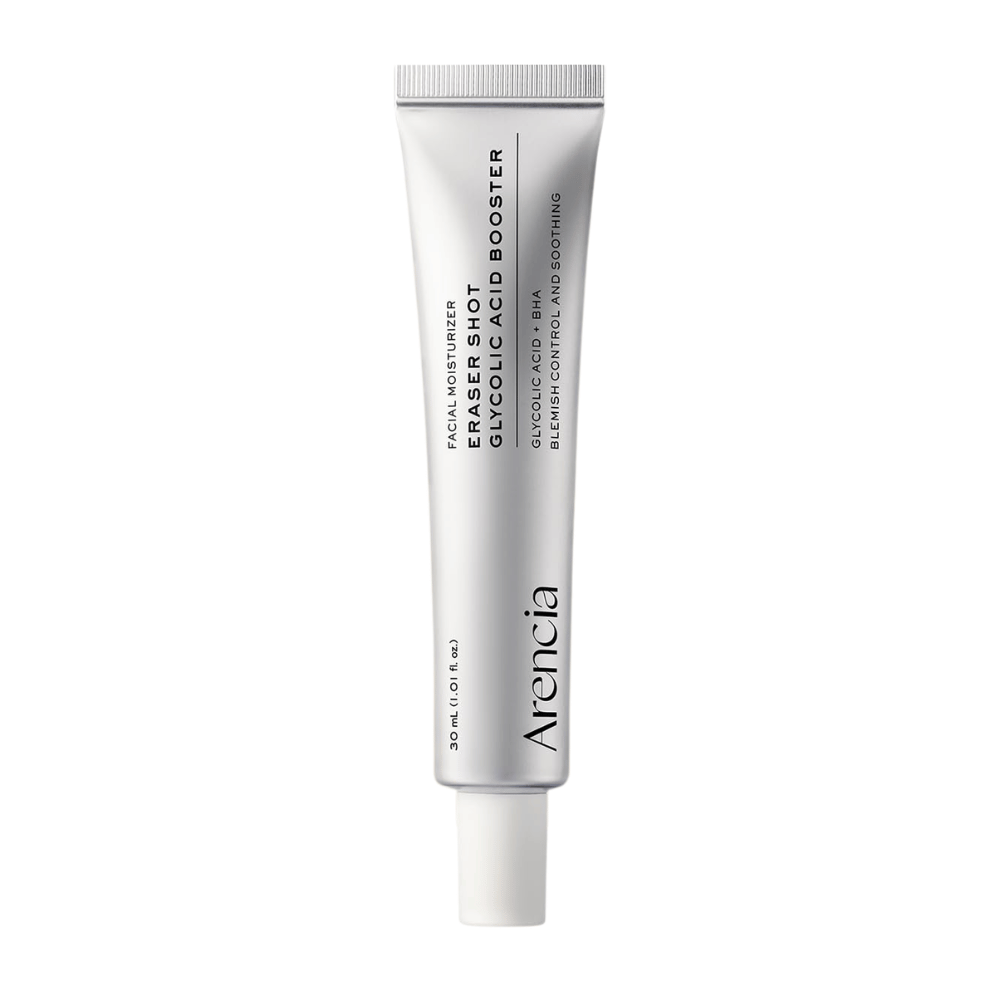 Arencia Eraser Shot Glycolic Acid Booster 30 ml – złuszczający produkt do twarzy z kwasem glikolowym i BHA