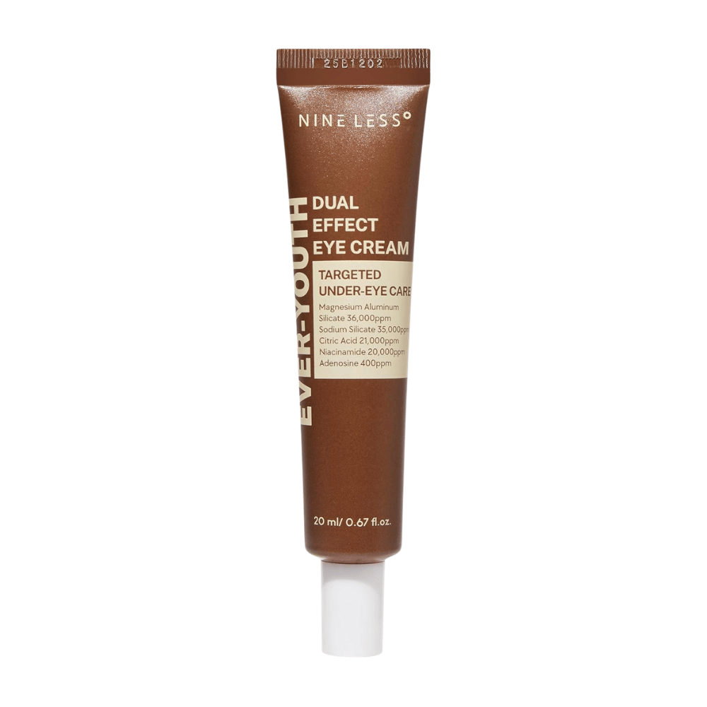 NINE LESS Ever-Youth Dual Effect Eye Cream 20 ml – zdjęcie produktu Krem pod oczy w brązowej tubce