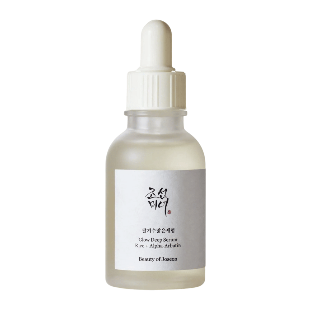 Beauty of Joseon Glow Deep Serum Rice + Alpha-Arbutin w butelce z pipetą – koreańskie serum, które rozjaśnia, wyrównuje koloryt skóry i nadaje naturalny blask.