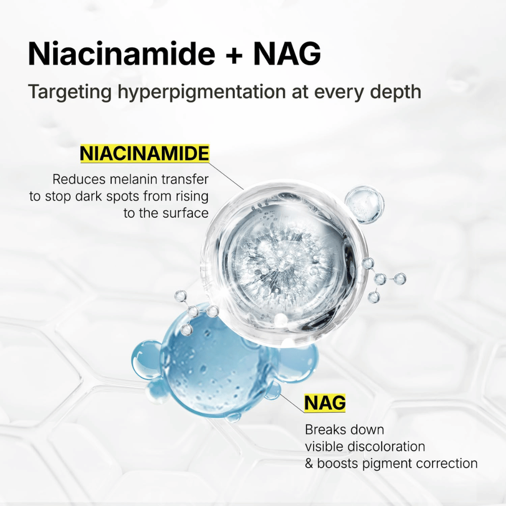 Ma:nyo Glutathione 7 Dark Spot Serum Patch z niacinamide i NAG, aby zmniejszyć przebarwienia i wyrównać koloryt skóry