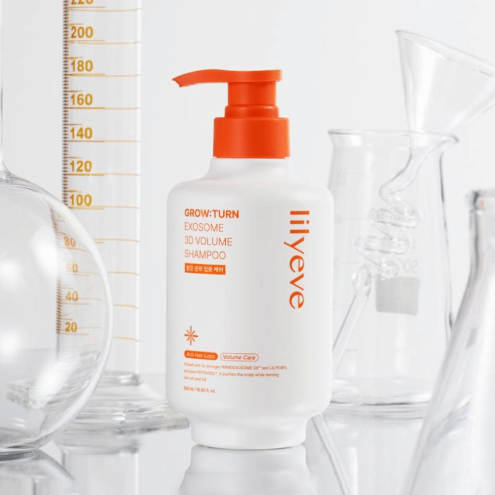 LILYEVE Grow:Turn Exosome 3D Volume Shampoo z egzosomami dla pełniejszych włosów i zdrowej skóry głowy