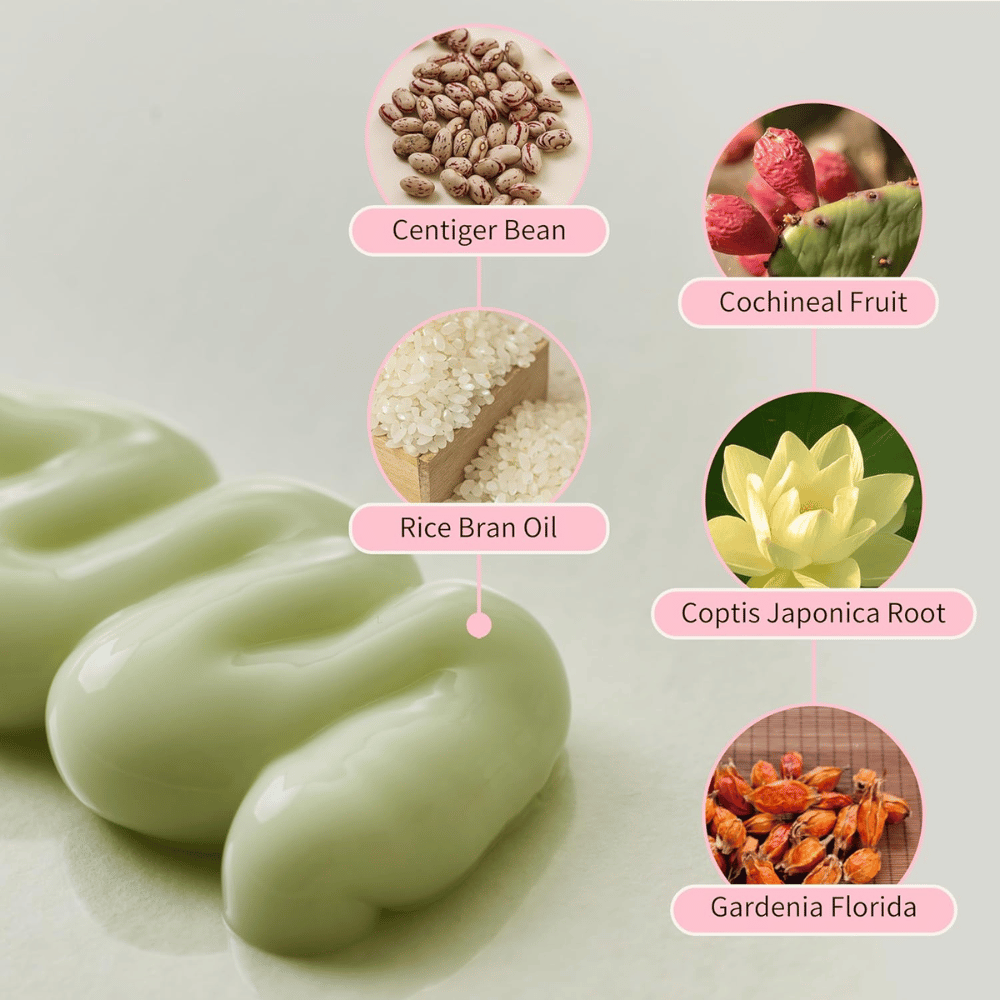 Beauty of Joseon Jello Skin Massage Cream z niacynamidem, olejem z otrębów ryżowych, gardenią, coptis japonica i ekstraktami roślinnymi dla nawilżonej skóry.