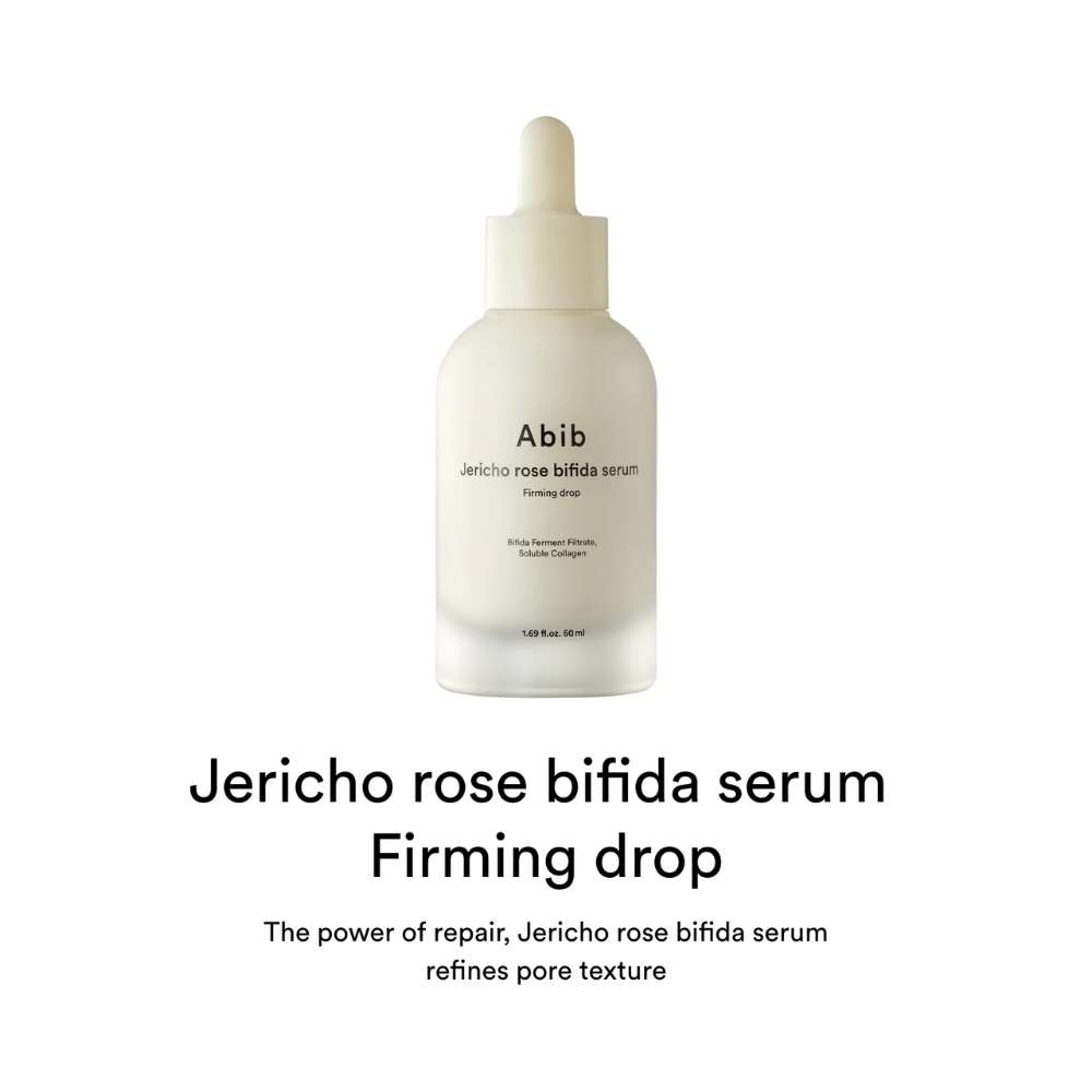 Zdjęcie produktu z tekstem opisującym regenerujące działanie serum oraz jego zdolność do poprawy struktury skóry i porów.