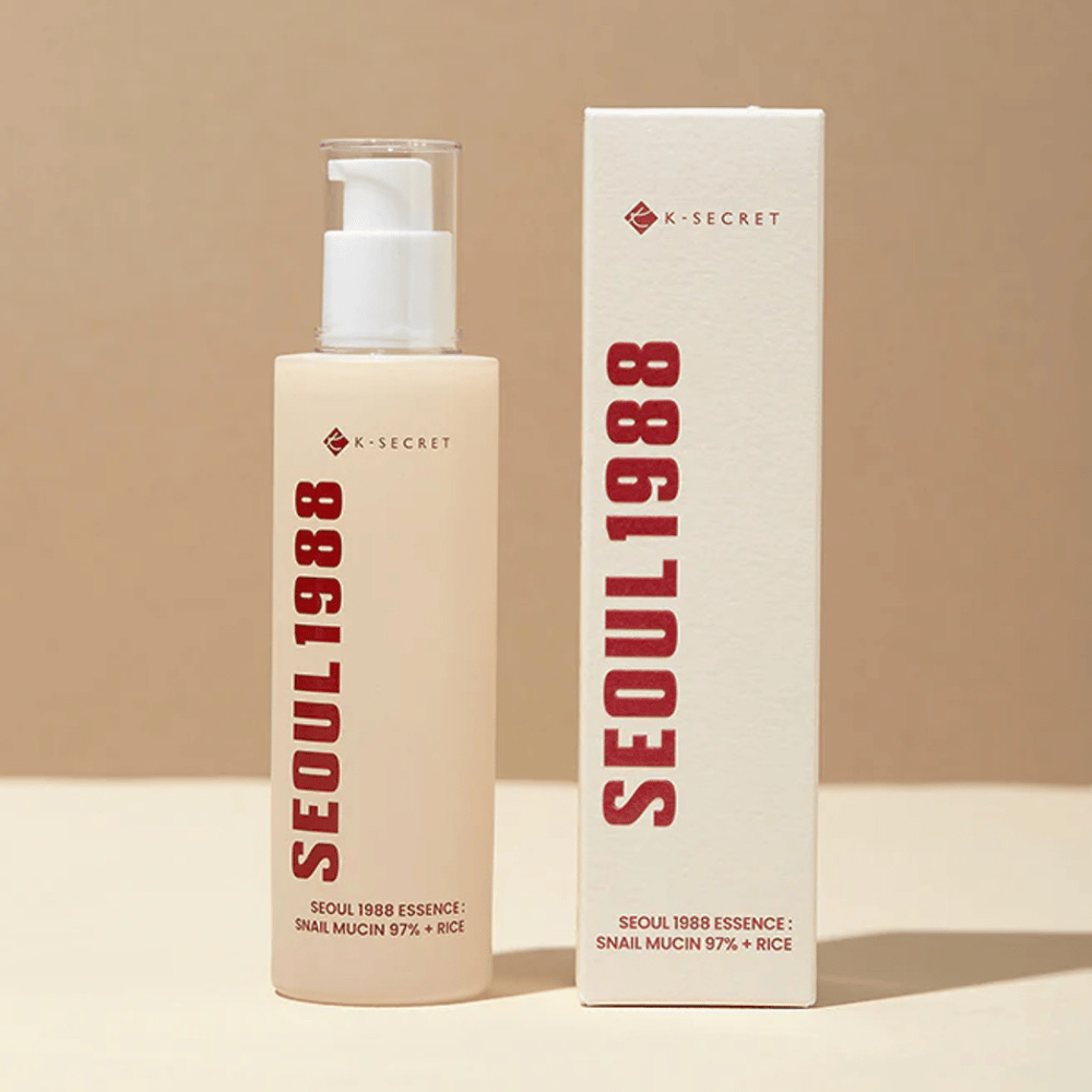 Zdjęcie produktu z opakowaniem dla KSECRET-SEOUL 1988 Essence Snail Mucin 97%