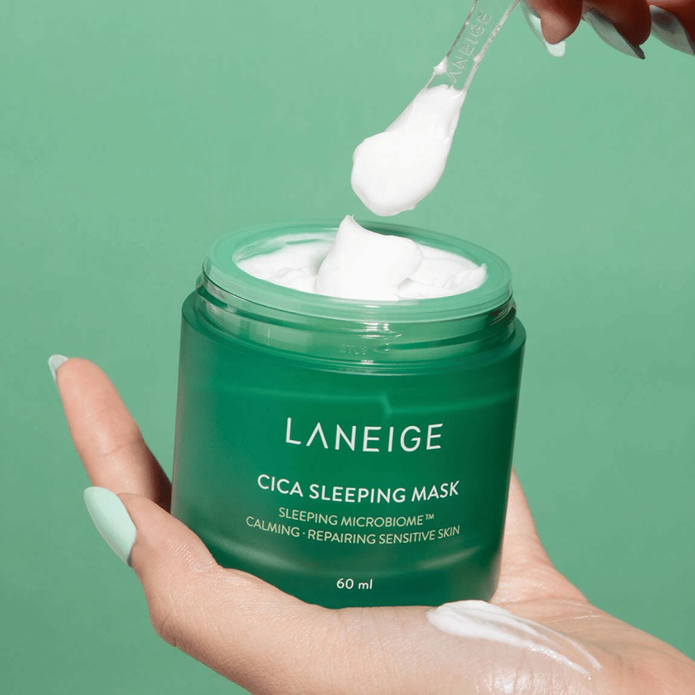 Słowa kluczowe: sen, bariera skórna
Nazwa produktu: LANEIGE Cica Sleeping Mask 60ml