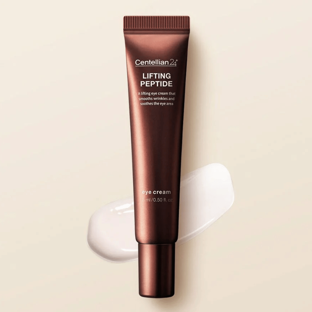 Centellian24 Lifting Peptide Eye Cream Krem pod oczy – koreański produkt Krem pod oczy z peptydami, które pomagają nawilżyć skórę wokół oczu i zmniejszyć widoczność drobnych linii i zmarszczek.