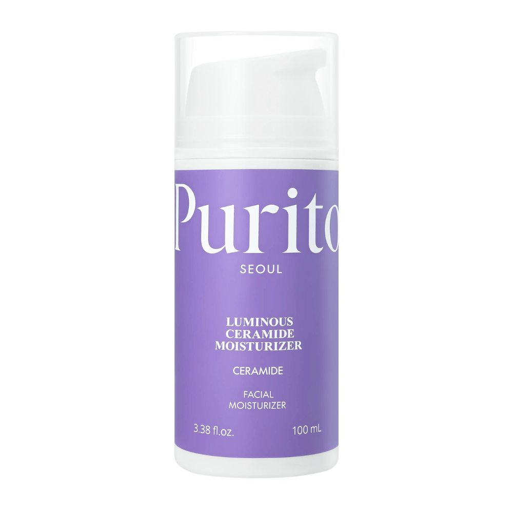 Purito Luminous Ceramide Moisturizer krem do twarzy – nawilżający krem z ceramidami, który pomaga wzmocnić barierę skórną, nawilża skórę i zapewnia miękką, zrównoważoną skórę.