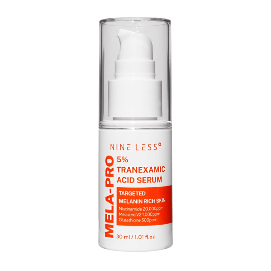 NINE LESS MELA-PRO 5% Tranexamic Acid Serum 30 ml, koreańskie serum przeciw przebarwieniom i nierównemu kolorytowi skóry.