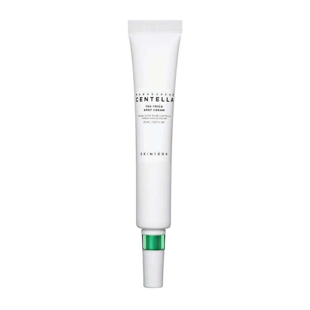 SKIN1004 Madagascar Centella Tea-Trica Spot Cream 20 ml – koreański spot treatment z centellą i tea tree na trądzik, zaczerwienienia i zanieczyszczoną skórę.