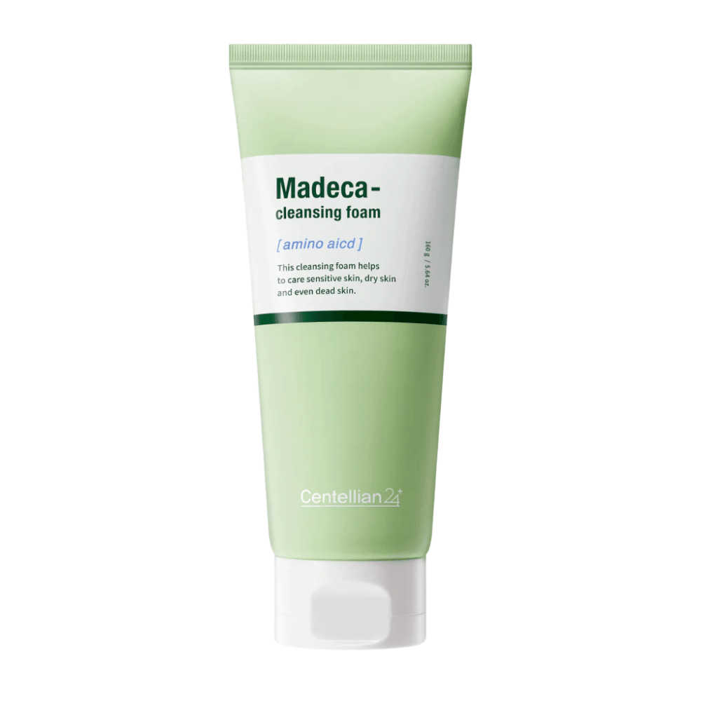Centellian24 Madeca Amino Acid Cleansing Foam oczyszczanie twarzy – łagodny koreański cleansing foam z Centella Asiatica i aminokwasami, które delikatnie oczyszczają skórę i pomagają utrzymać jej równowagę nawilżenia.