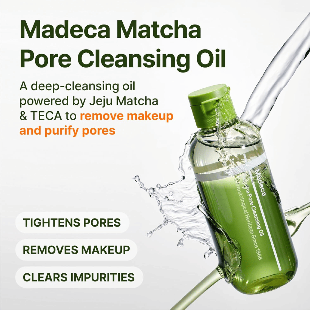 Centellian24 Madeca Matcha Pore Cleansing Oil z matchą Jeju do głębokiego oczyszczania porów