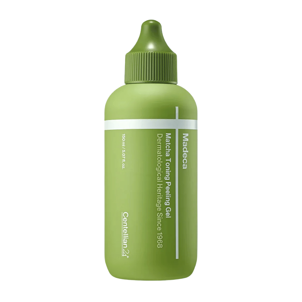 Centellian24 Madeca Matcha Toning Peeling Gel peeling do twarzy – koreański peeling gel z matchą, który delikatnie złuszcza skórę, oczyszcza pory i pomaga poprawić teksturę skóry.