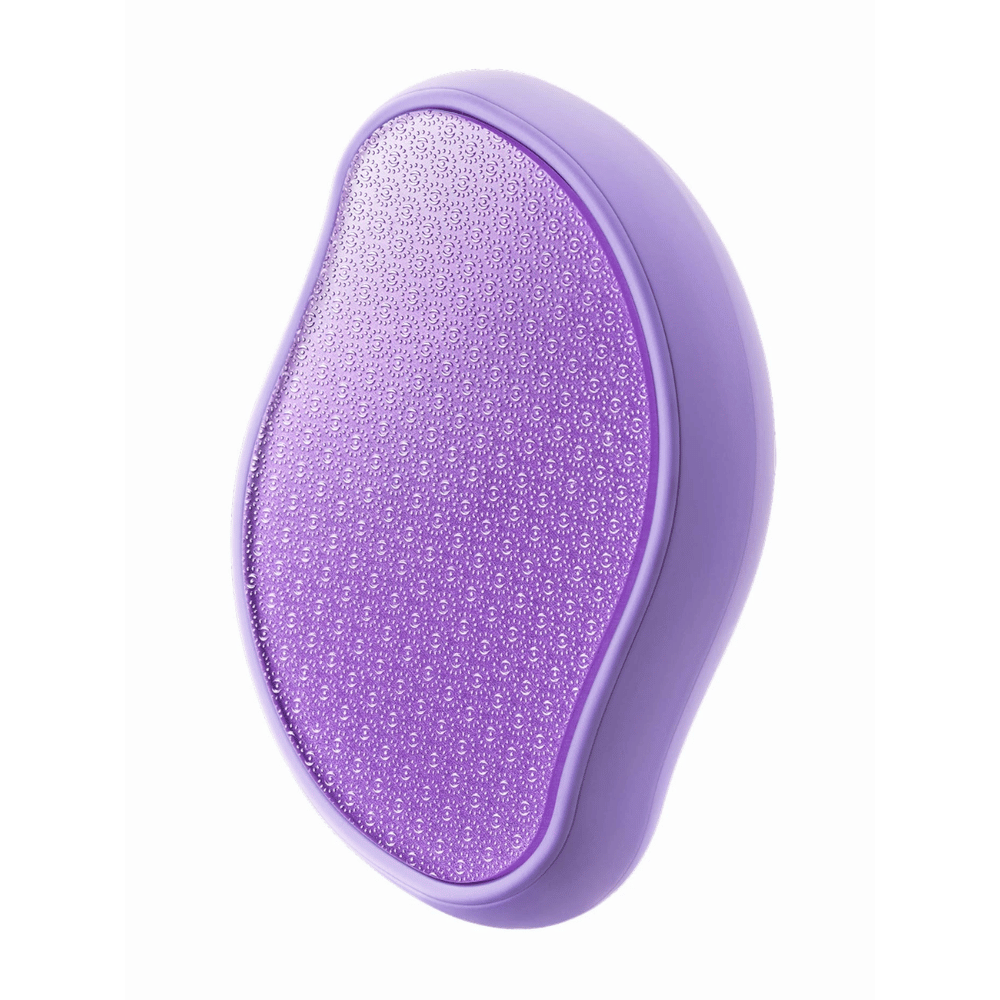 2. Baren Magic Glass Stone Foot File – zbliżenie na strukturalną powierzchnię ścierną fioletowego pilnika do stóp do delikatnego złuszczania pięt