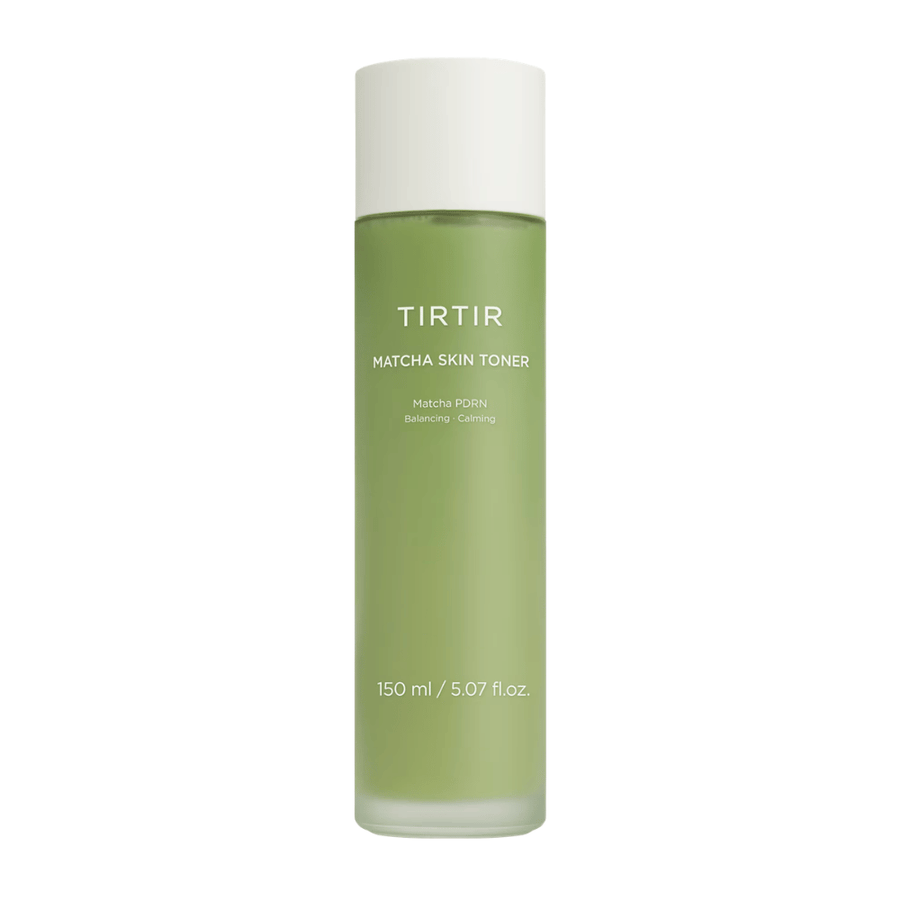 TIRTIR Matcha Skin Toner 150 ml, który koi wrażliwą skórę, skutecznie nawilża oraz poprawia równowagę i blask skóry.