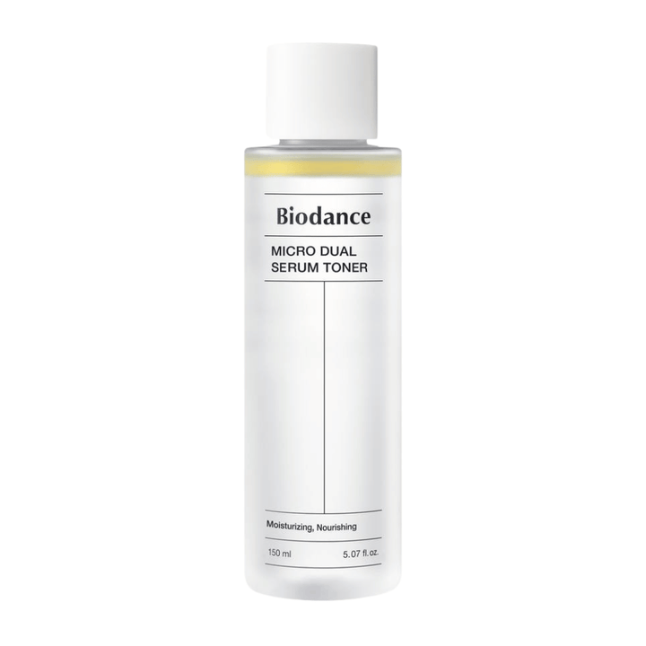 Biodance Micro Dual Serum Toner 150 ml – nawilżająca i odżywcza koreańska tonik do twarzy z serum w dwóch fazach dla wzmocnionej bariery skórnej